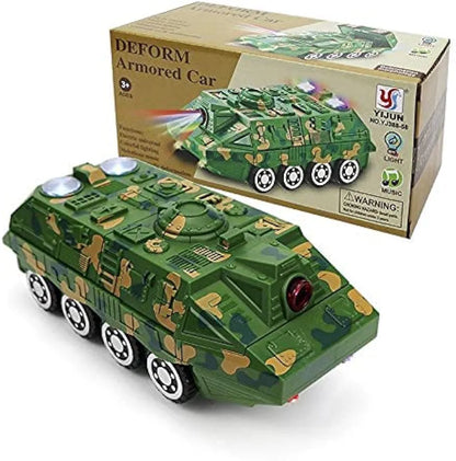 Mini Toy Stunt Electric Car Combat Tank Military Armor Transport Equipment vehicles toy for kids