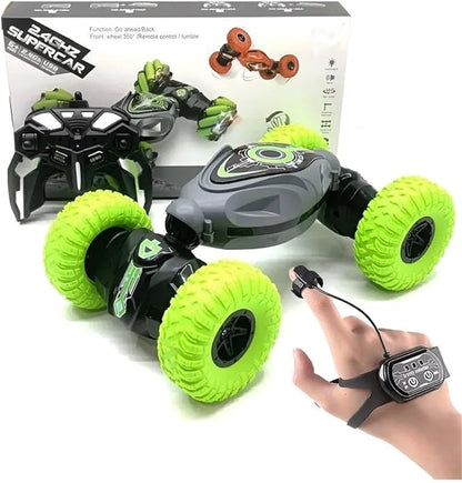 RC Stunt Car Double Sided Rotating Off Road with hand Gesture Sensing Remote Control Cars Toy for Kids