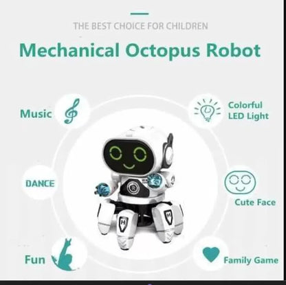 Bot Robot 6 Legged Colorful Lights and Music All Direction Movement Dancing Robot Toys for Boys and Girls