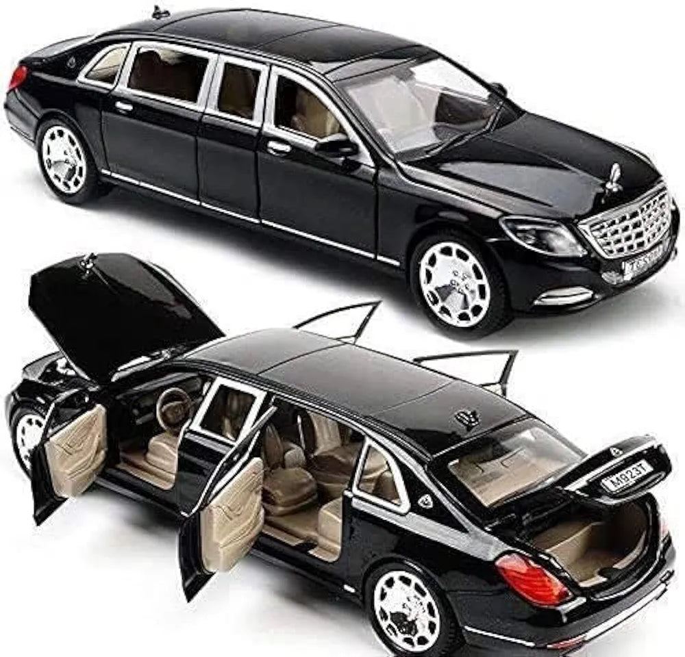 Die-Cast Meercedes Maybach Metal Openable Doors Car for Kids