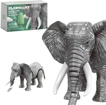 Light and Sound Walking Elephant Toy with Battery Operated for Kids