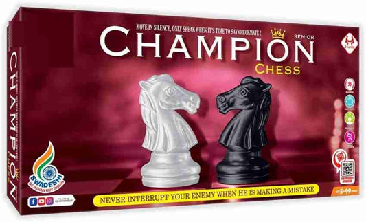 Classic Strategy Game Champion Chess to Develop Strategy Building and Concentration