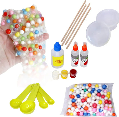 Colorful Cotton Crystal Cloud Fluffy Slime Kit for Kids Boys and Girls