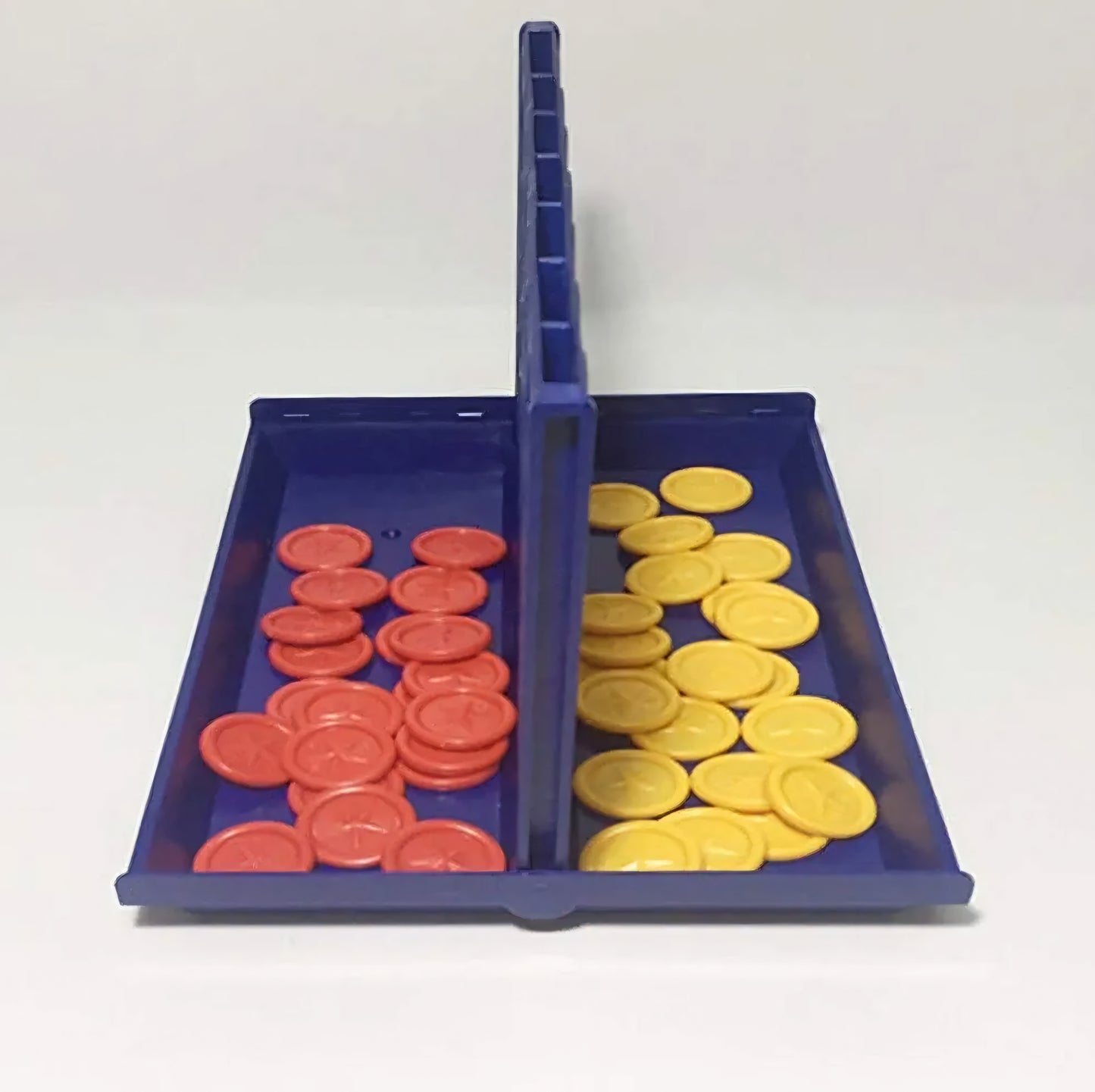 Connect 4 Multi Player Game with Blue Colored Bord Yellow and Red Coins Plot 4 Game