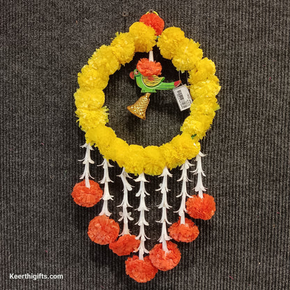 Artificial flowers artificial garlands hangings for door sides and Pooja mandhir decoration