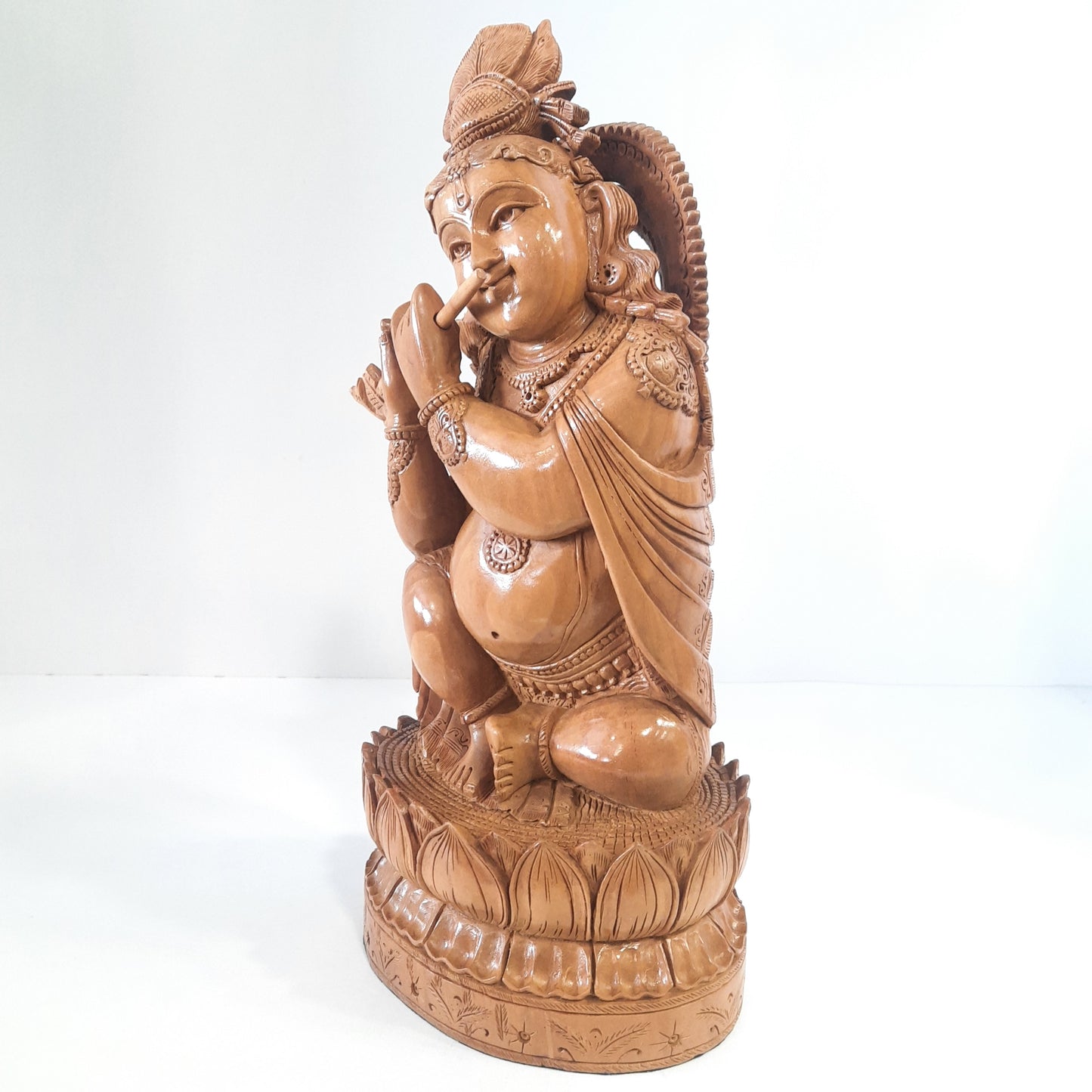 Wooden Bal Gopal Standing Super Fine