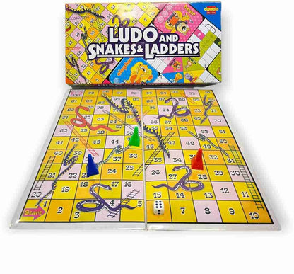 Game Combo Pack of Ludo and Snakes and Ladders for Family and Friends Fun and Entertainment Play