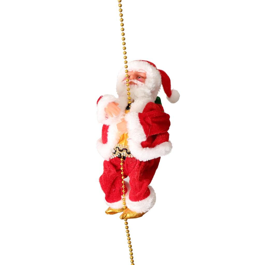 Musical Climbing Santa