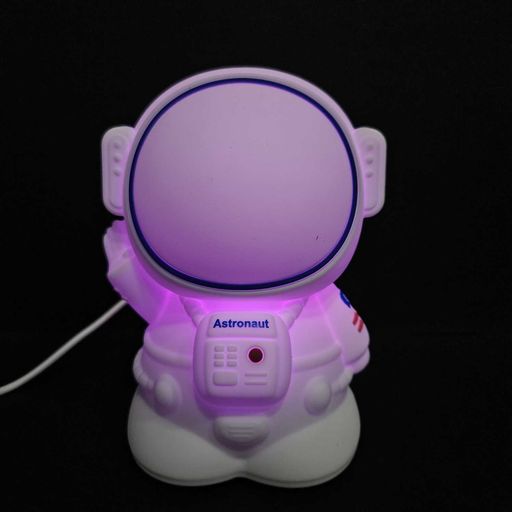 Astronaut Night Light Kids Room Color Changing LED Portable Touch Lamp for Bedroom USB Chargeable Silicone Animal Nightlight for Baby Children Nursery Toddler Girl