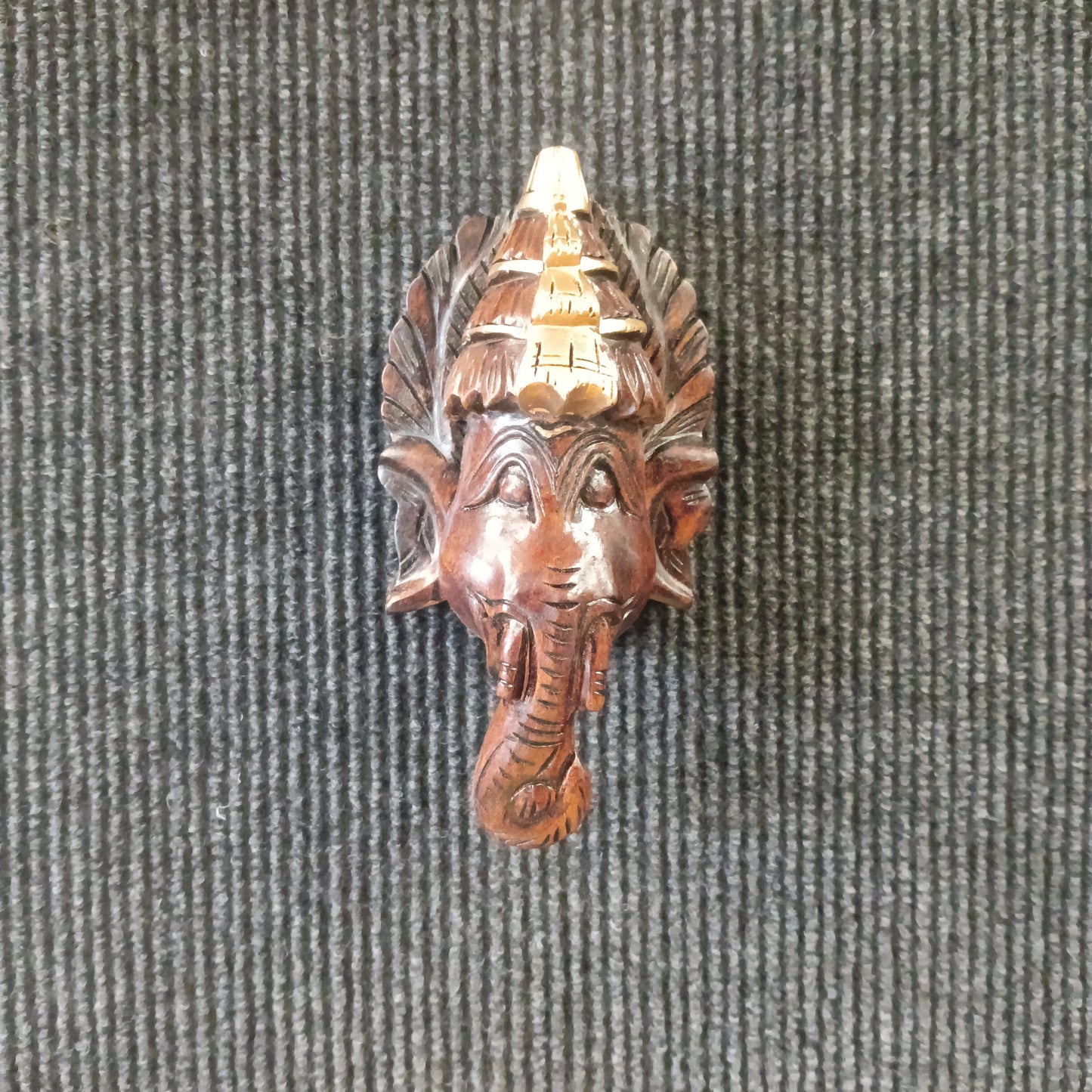 Wooden Ganesh Face Wall Hanging Oxod