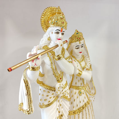 Radha Krishna standing idol