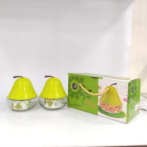 My Pear 2 Pcs Glass Jar Set Return Gift For Marriage