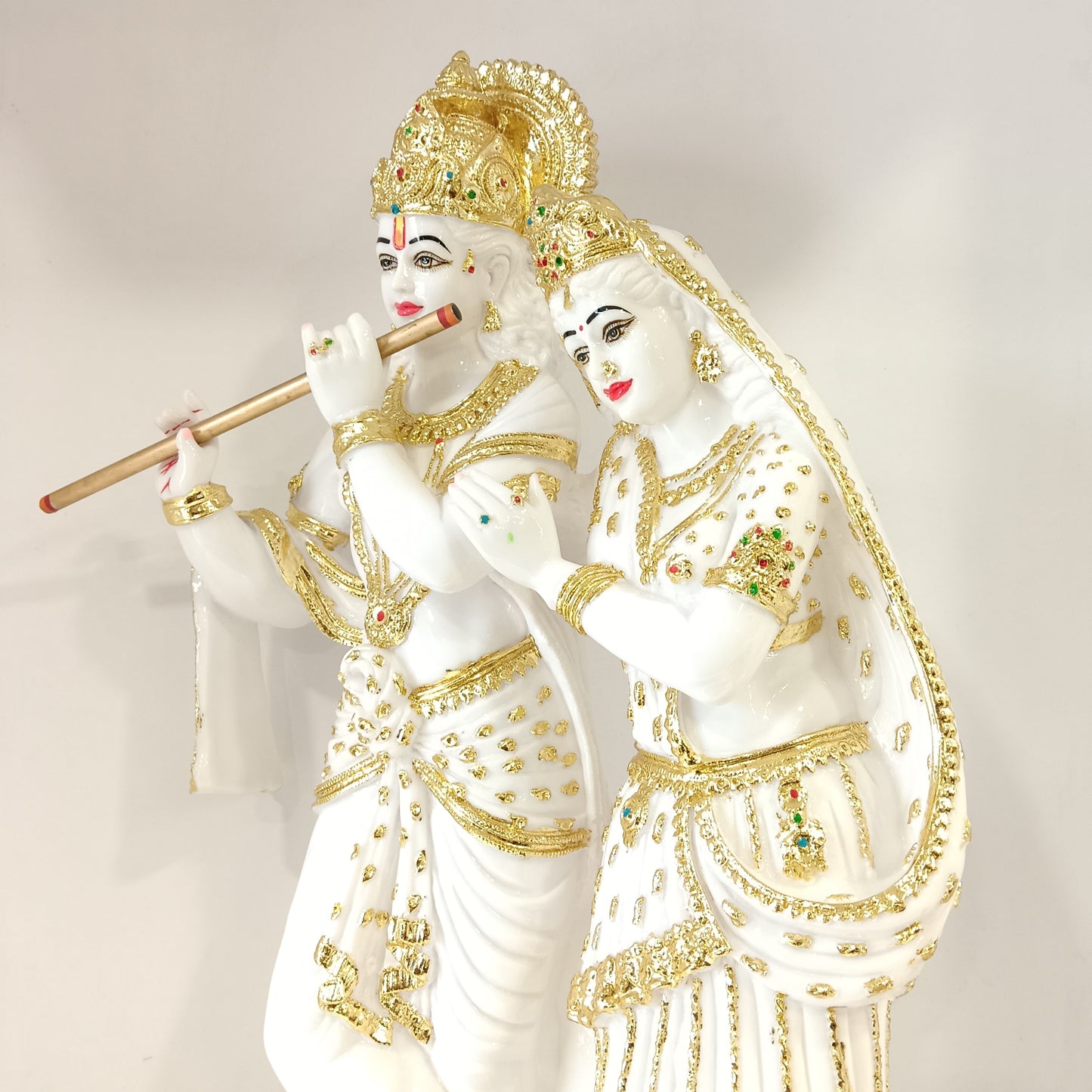 Radha Krishna standing idol