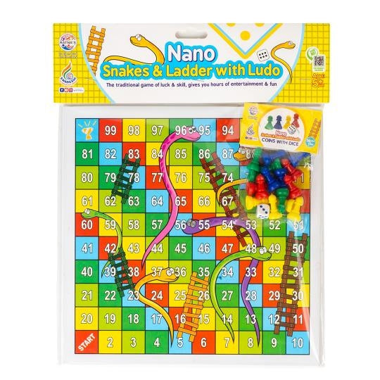 Discover Double the Fun with Nano Snake and Ladders and Ludo Tini Mini Combo