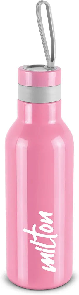 Milton smarty 600 Thermosteel 24 Hours Hot and Cold Water Bottle,490 ml,Water Bottle Pink