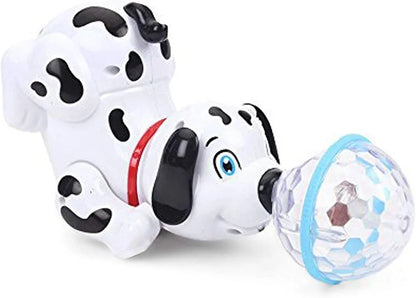 Dancing Dog Toy with Music Flashing Lights 360 Degree Rotating Puppy Walking Singing Dancing Dog Toy for Kids Boys Girls