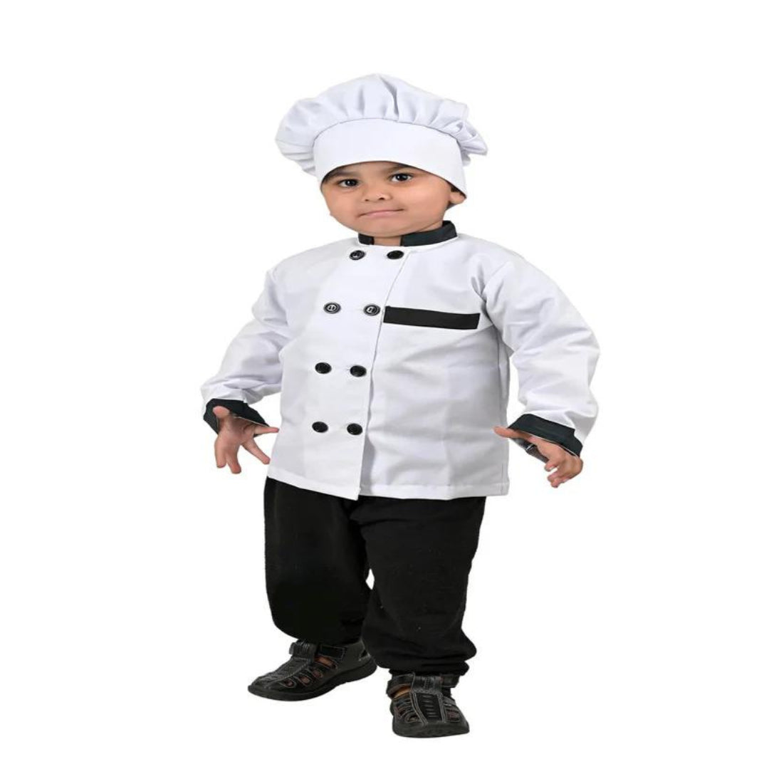 Chef Coat and Cap - 8-10 Years/ 26 no