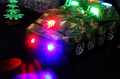 Mini Toy Stunt Electric Car Combat Tank Military Armor Transport Equipment vehicles toy for kids