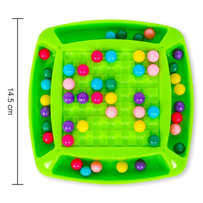 Double Trouble Colourful Rainbow Ball Matching Board Game for 2 to 4 Players Family Game