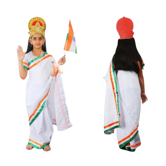 Tiranga Saree Dress - 4-6 Years/24