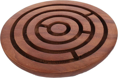 Handcrafted Mazeball Game Wooden Labyrinth Board Game Ball In A Maze Puzzle Toys Indoor Puzzle Game Gifts For Young Adults