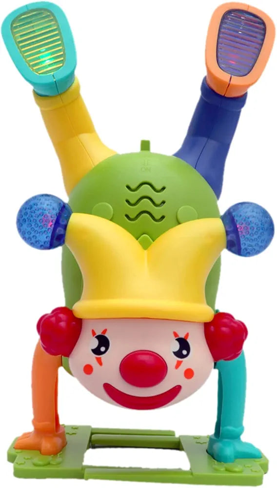 Joys of Life Musical Upside Down Funky Clown Toy for Kids Crazy Circus Toy