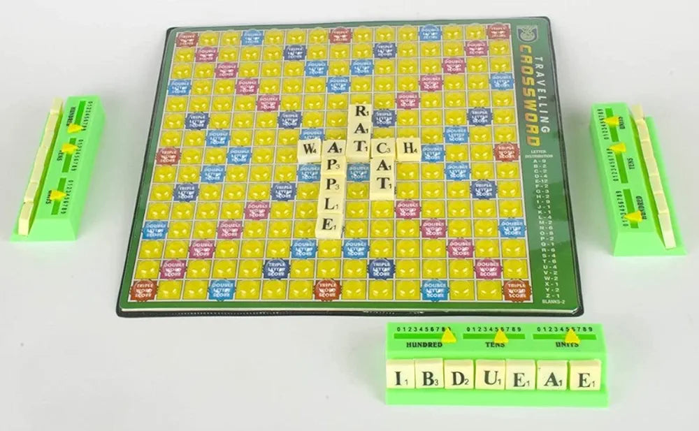 Crossword Scrabble Board Game Big Size Spelling Game for Kids and Adults Multi Player Board Game for Kids