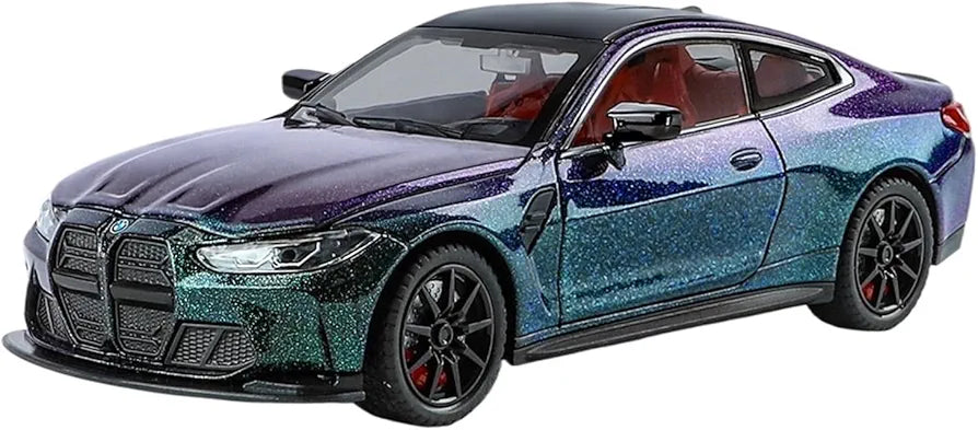 BMW M4 Metal Die-cast Pull Back with Openable Doors toy&showcase car for kids&Adults gifting