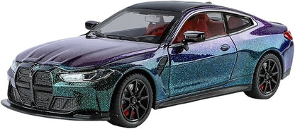 BMW M4 Metal Die-cast Pull Back with Openable Doors toy&showcase car for kids&Adults gifting