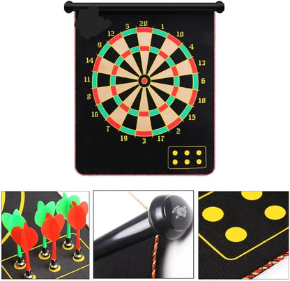 Magnet Dart Board Game for Kids Double Sided Magnet Dart Board with Darts