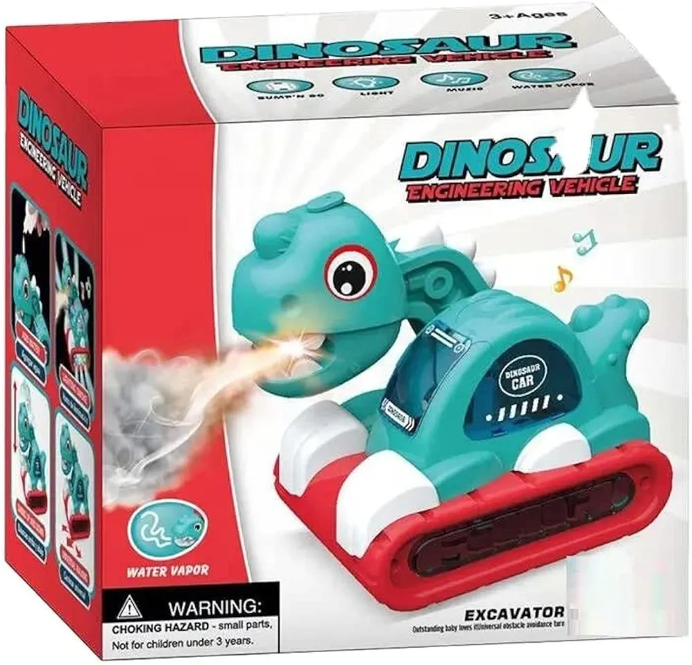 Spray Walking Dinosaur Toy with Lights and Sounds for Kids