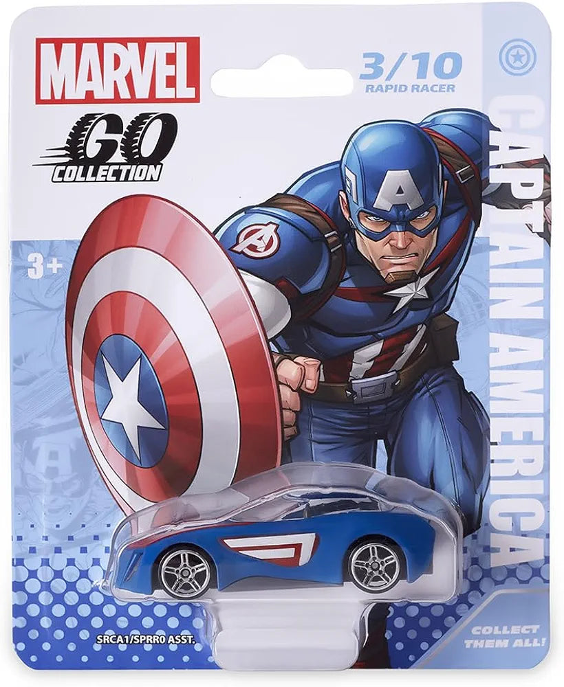 Marvel Go Collection Spider-Man Rapid Racer toy car.