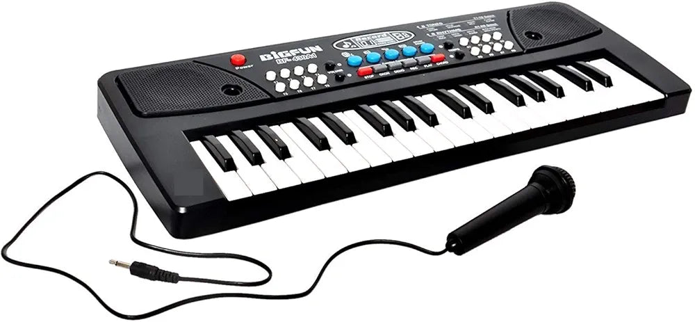 Key Piano Keyboard Toy with Dc Power Option Recording and Mic for Kids Latest Model with mic