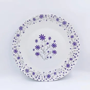 Melamine Dinner Plate Round Floral Printed Dinner Plate for everyday use