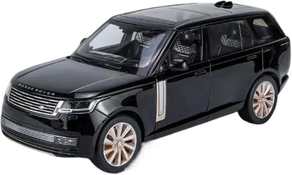 Die Casting Car Land Range Rover SUV Alloy Car Model Die Cast Metal Off Road Car Model with Sound and Light Collectible Model Vehicle