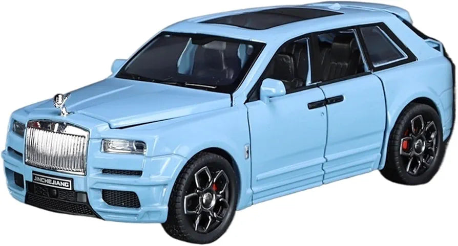 Rolls Royce Cullinan Car Model, Diecast Pull Back Car Toy car, Doors Open, Light and Sound, Boys Toys Kids Adults Gifts