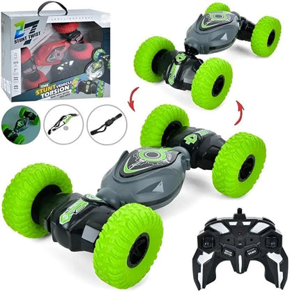 RC Stunt Car Double Sided Rotating Off Road with hand Gesture Sensing Remote Control Cars Toy for Kids