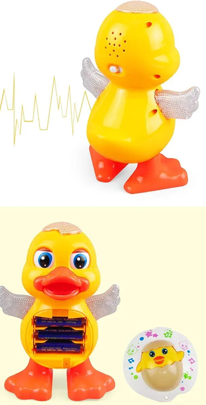 Dancing Duck Toy with Vibrant Light Effect and Musial Sound Best Gift for Small Age Kids