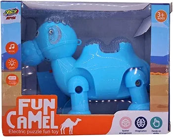 Battery Operated Fun Camel Electric Camel Toy with Light and Sound for Kids