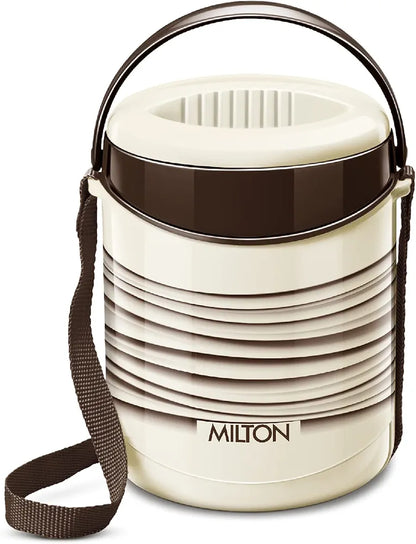 Milton New Econa 3 Stainless Steel thermoware Insulated Tiffin Box, Set of 3 bpa free easy to Carry lunch box