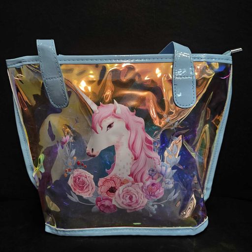 Unicorn holographic multipurpose premium hand bag