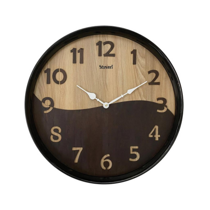 MDF Wooden Fancy Clock Steven Quartz