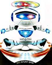 Dancing Robot Toy with 3D Lights and Music Multicolored Large Stunt Spinning Robot for Kids