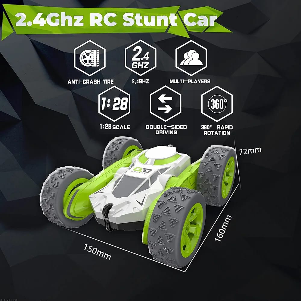 Remote Control Racing Car Toy RC Stunt Vehicle 360 degrees Rotating Rolling Radio Control Electric Race Car