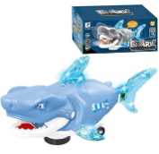 Musical Shark Toy with Light and Music Animal Simulation Model Bump and Go Action Toy for Kids