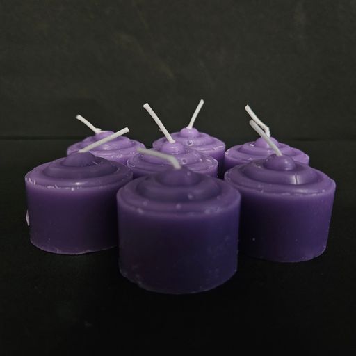 Pure wax mini t-light Smokeless dripless candles pack of 12 piece set