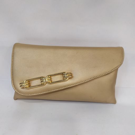 Women Gold Messenger Bag