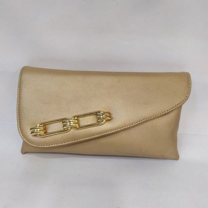 Women Gold Messenger Bag