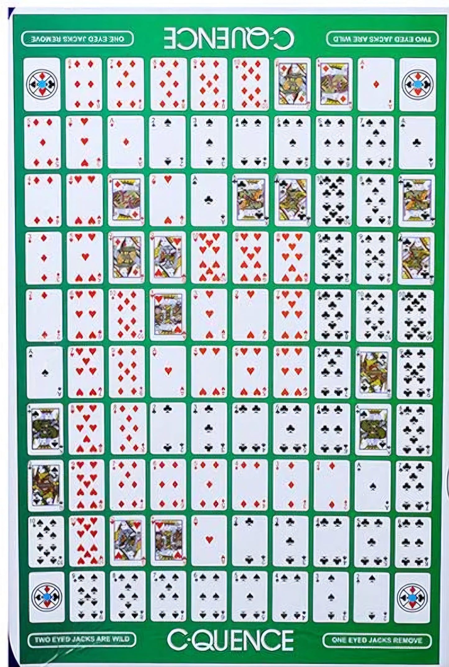 Jumbo C Quence An Exciting Game Of Strategy Includes Premium Marking Chips Extra Large Playing Board For 6 Years above age Kids