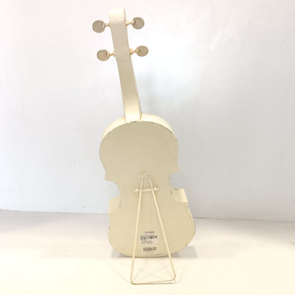 Vintage violin model Metal craft showpiece